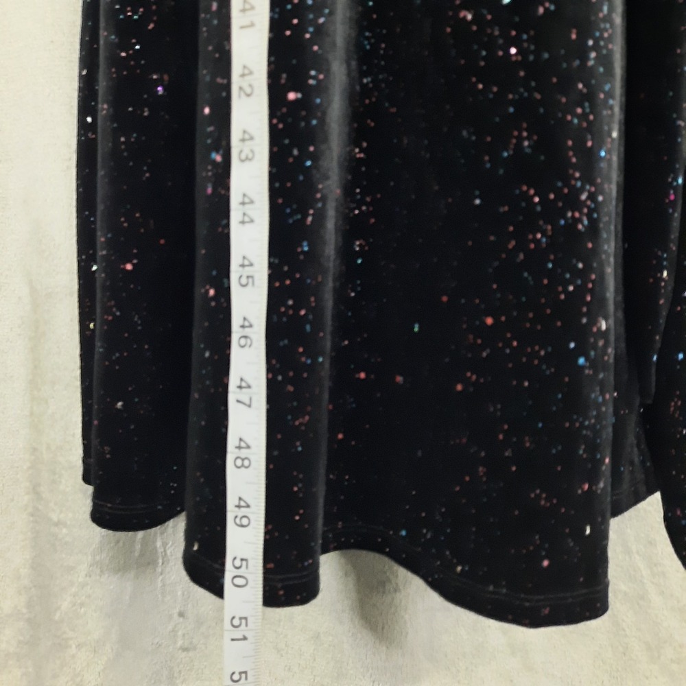 BlackMilk All That Glitters Black Velvet Wrap Midaxi Dress Small Whimsigoth Vamp - Picture 16 of 16